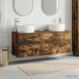 vidaXL Bathroom Furniture Set 3 pcs White 49.5 x 44.5 x 66 cm Engineered Wood