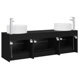 vidaXL Badkamermeubel Set 3 st Wit 49,5 x 44,5 x 65,5 cm Bewerkt hout