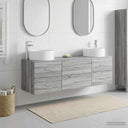 vidaXL Badkamermeubel Set 3 st Wit 49,5 x 44,5 x 65,5 cm Bewerkt hout