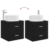 vidaXL Bathroom Furniture Set 3 pcs White 49.5x44.5x65.5 cm Engineered Wood