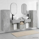 vidaXL Badkamermeubel Set 5 st Wit 33 x 34,5 x 100 cm Bewerkt hout