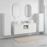 vidaXL Badkamermeubel Set 5 st Wit 33 x 34,5 x 100 cm Bewerkt hout
