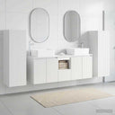 vidaXL Bathroom Furniture Set 5 pcs White 33 x 34.5 x 100 cm Engineered Wood