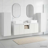 vidaXL Bathroom Furniture Set 5 pcs White 33 x 34.5 x 100 cm Engineered Wood
