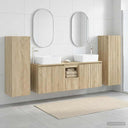 vidaXL Bathroom Furniture Set 5 pcs White 33 x 34.5 x 100 cm Engineered Wood