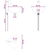 vidaXL Badkamermeubel Set 5 st Wit 33 x 34,5 x 160 cm Bewerkt hout