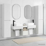vidaXL Bathroom Furniture Set 5 pcs White 33 x 34.5 x 160 cm Engineered Wood
