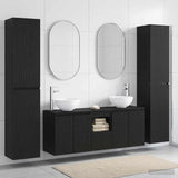 vidaXL Badkamermeubel Set 5 st Wit 33 x 34,5 x 160 cm Bewerkt hout