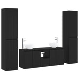 vidaXL Badkamermeubel Set 5 st Wit 33 x 34,5 x 160 cm Bewerkt hout