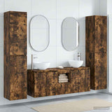 vidaXL Badkamermeubel Set 5 st Wit 33 x 34,5 x 160 cm Bewerkt hout