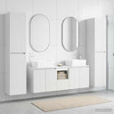 vidaXL Bathroom Furniture Set 5 pcs White 33 x 34.5 x 160 cm Engineered Wood