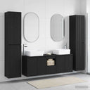 vidaXL Bathroom Furniture Set 5 pcs White 33 x 34.5 x 160 cm Engineered Wood
