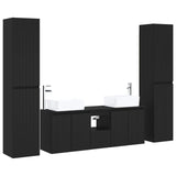 vidaXL Bathroom Furniture Set 5 pcs White 33 x 34.5 x 160 cm Engineered Wood