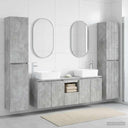 vidaXL Bathroom Furniture Set 5 pcs White 33 x 34.5 x 160 cm Engineered Wood