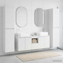 vidaXL Bathroom Furniture Set 5 pcs White 33 x 34.5 x 160 cm Engineered Wood