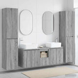 vidaXL Bathroom Furniture Set 5 pcs White 33 x 34.5 x 160 cm Engineered Wood