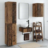 vidaXL Badkamermeubel Set 3 st Wit 33 x 34,5 x 160 cm Bewerkt hout