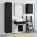 vidaXL Bathroom Cabinet Set 3 pcs White 33 x 34.5 x 160 cm Engineered Wood