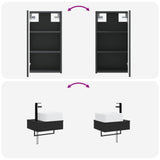 vidaXL Bathroom Cabinet Set 3 pcs White 33 x 34.5 x 160 cm Engineered Wood