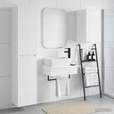vidaXL Bathroom Cabinet Set 3 pcs White 33 x 34.5 x 160 cm Engineered Wood