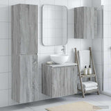 vidaXL Badkamermeubel Set 3 st Wit 33 x 34,5 x 160 cm Bewerkt hout