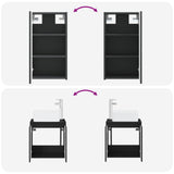 vidaXL Bathroom Furniture Set 3 pcs White 33 x 34.5 x 160 cm Engineered Wood