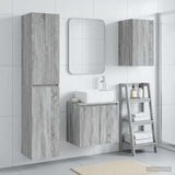 vidaXL Bathroom Furniture Set 3 pcs White 33 x 34.5 x 160 cm Engineered Wood