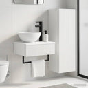 vidaXL Badkamermeubel Set 2 st Wit 33 x 34,5 x 100 cm Bewerkt hout