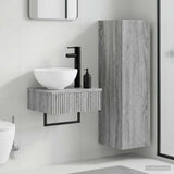 vidaXL Badkamermeubel Set 2 st Wit 33 x 34,5 x 100 cm Bewerkt hout