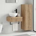 vidaXL Badkamermeubel Set 2 st Wit 33 x 34,5 x 100 cm Bewerkt hout