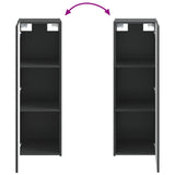 vidaXL Badkamermeubel Set 2 st Wit 33 x 34,5 x 100 cm Bewerkt hout
