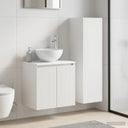 vidaXL Badkamermeubel Set 2 st Wit 33 x 34,5 x 100 cm Bewerkt hout