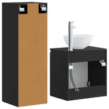 vidaXL Badkamermeubel Set 2 st Wit 33 x 34,5 x 100 cm Bewerkt hout