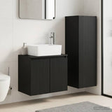 vidaXL Badkamermeubel Set 2 st Wit 33 x 34,5 x 100 cm Bewerkt hout