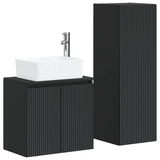 vidaXL Badkamermeubel Set 2 st Wit 33 x 34,5 x 100 cm Bewerkt hout