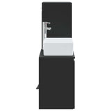 vidaXL Badkamermeubel Set 2 st Wit 33 x 34,5 x 100 cm Bewerkt hout