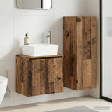vidaXL Badkamermeubel Set 2 st Wit 33 x 34,5 x 100 cm Bewerkt hout