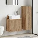 vidaXL Badkamermeubel Set 2 st Wit 33 x 34,5 x 100 cm Bewerkt hout