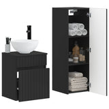 vidaXL Badkamermeubel Set 2 st Wit 33 x 34,5 x 100 cm Bewerkt hout