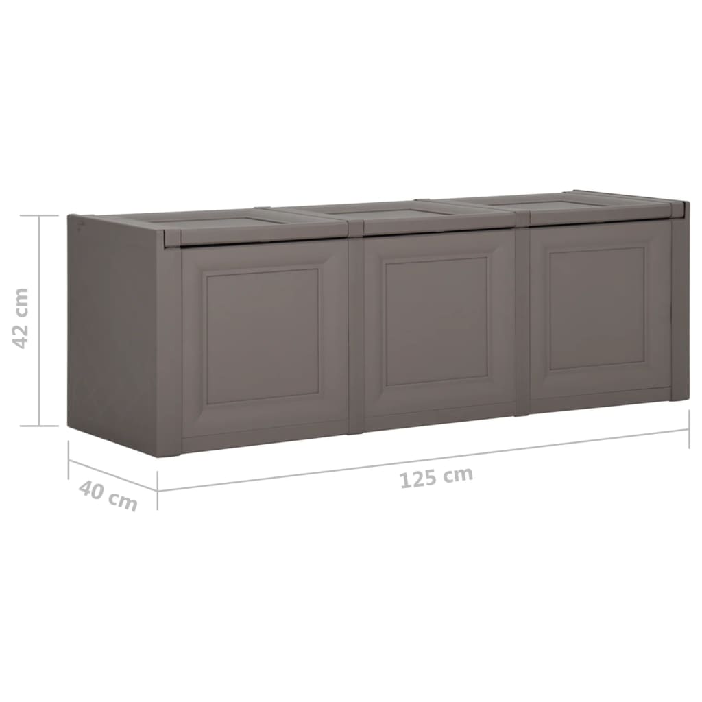 vidaXL Cushion Box 85 L 86x40x42 cm Vanilla Cream