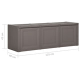 vidaXL Cushion Box 85 L 86x40x42 cm Vanilla Cream