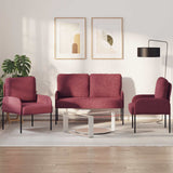 vidaXL Sofa-Sets 3 pcs Lichtgrijs 115 x 56 x 80 cm Multiplex