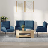 vidaXL Sofa-Sets 3 pcs Lichtgrijs 115 x 56 x 80 cm Multiplex