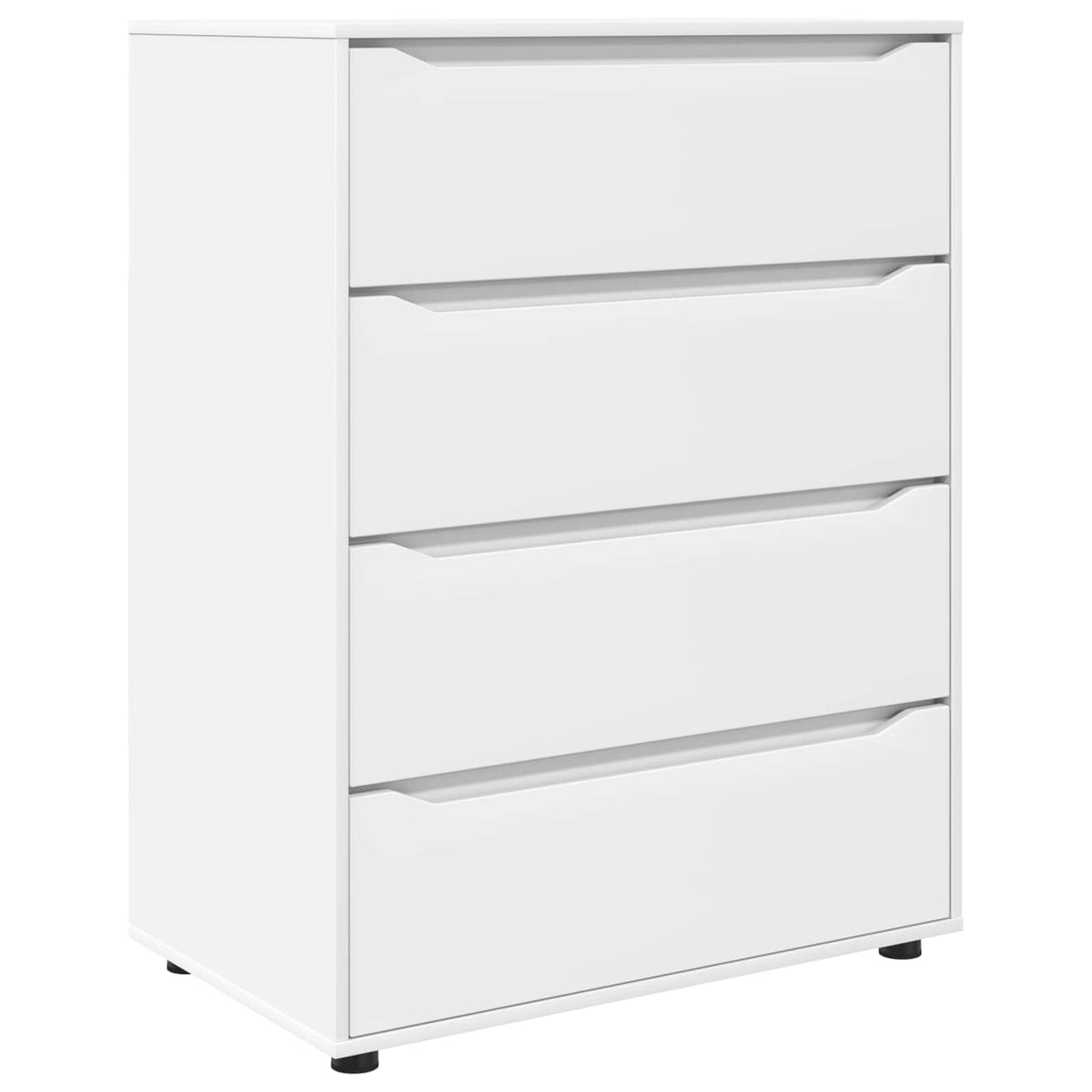 vidaXL Opbergkasten 2 pcs Wit 80 x 48 x 105 cm Bewerkt hout