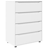 vidaXL Opbergkasten 2 pcs Wit 80 x 48 x 105 cm Bewerkt hout