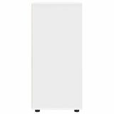 vidaXL Opbergkasten 2 pcs Wit 80 x 48 x 105 cm Bewerkt hout