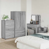 vidaXL Opbergkasten 2 pcs Wit 80 x 48 x 105 cm Bewerkt hout