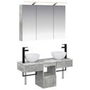 vidaXL Badkamerkast set 4 pcs Wit 100 x 14,5 x 70 cm Bewerkt hout