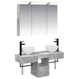 vidaXL Badkamerkast set 4 pcs Wit 100 x 14,5 x 70 cm Bewerkt hout
