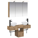 vidaXL Badkamerkast set 4 pcs Wit 100 x 14,5 x 70 cm Bewerkt hout
